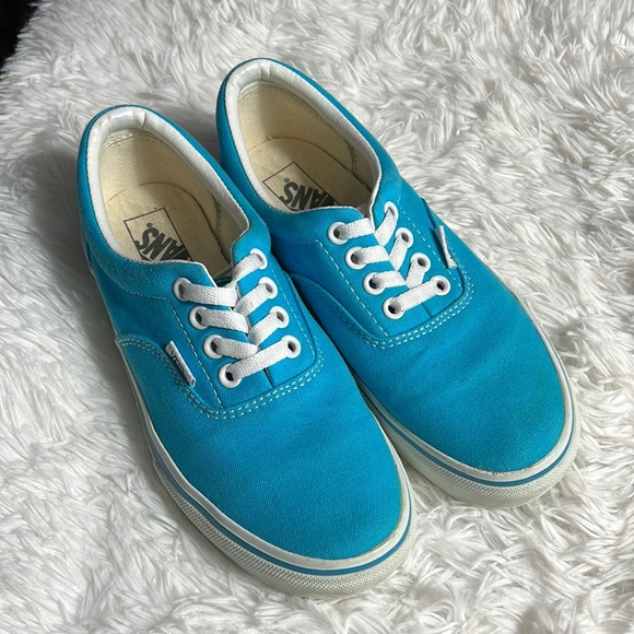 Vans Authentic Turquoise Sneakers Womens 8 Mens 6.5 - Picture 2 of 8